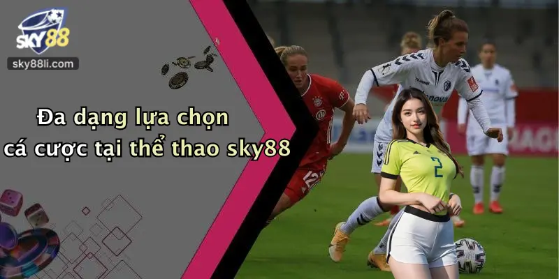 Đa dạng lựa chọn cá cược tại thể thao sky88