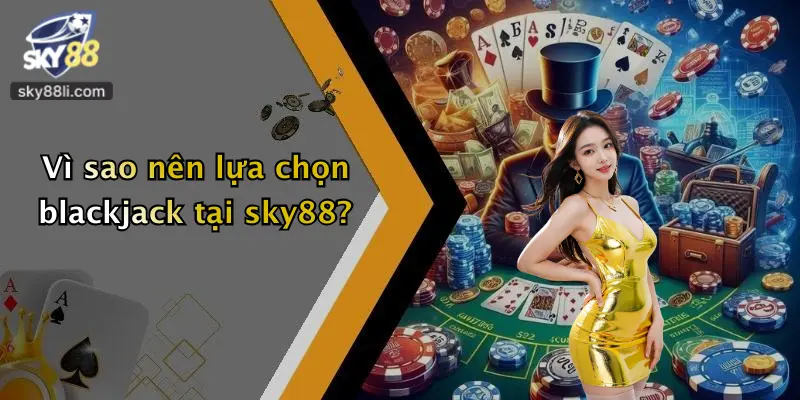 Vì sao nên lựa chọn blackjack tại sky88?